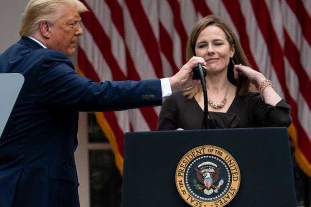 Galería de fotos de Trump sobre el brote de virus