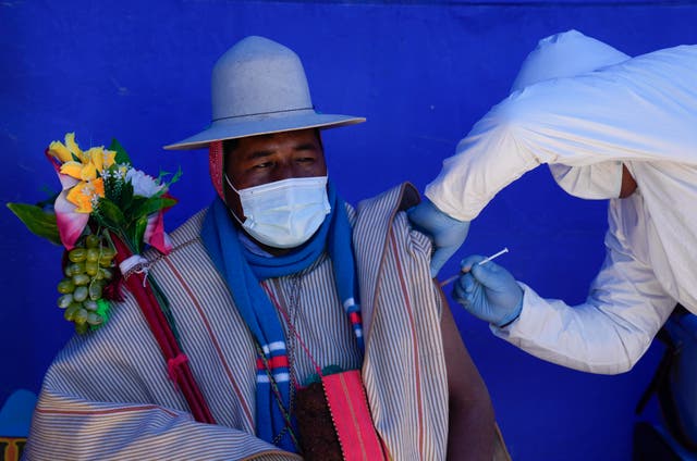 CORONAVIRUS BOLIVIA-VACUNA INDÍGENAS
