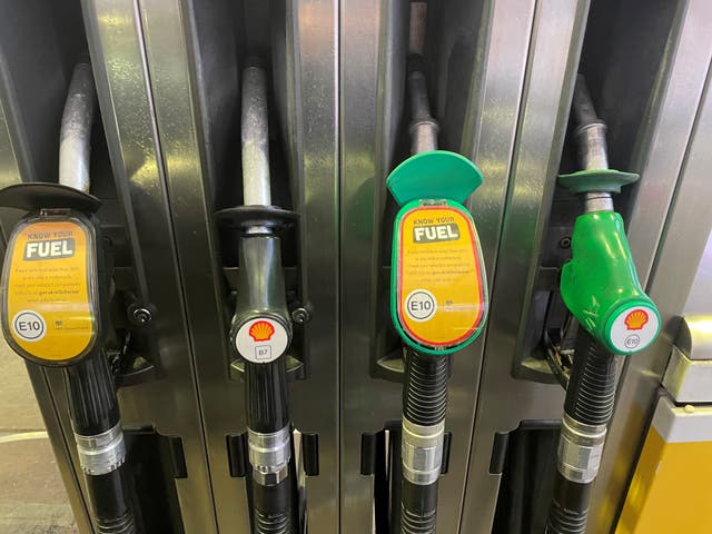<p>Fuel prices have reached record levels as the Ukraine crisis affected the price of oil (Peter Byrne/PA)</p>