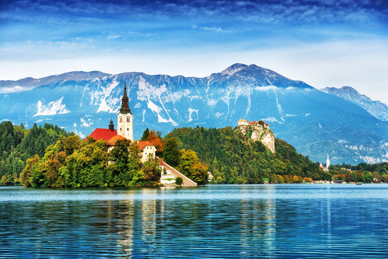 Slovenia is accessible by rail via Paris and Munich
