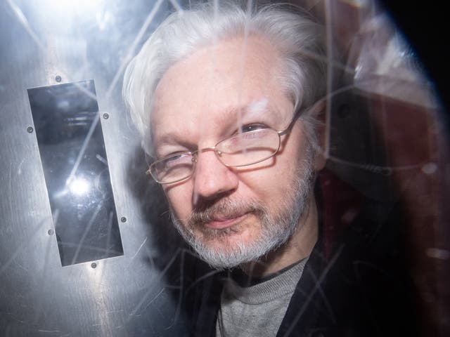 <p>Julian Assange was strip searched on the day he was told he faces extradition to the US, his wife said</p>