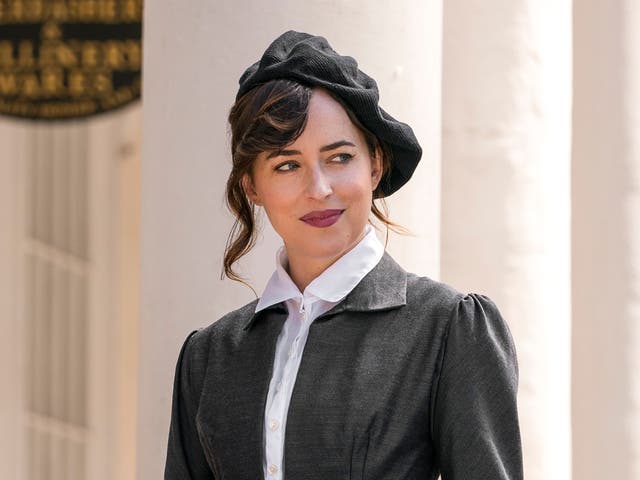 <p>Dakota Johnson in Netflix’s ‘Persuasion’ </p>