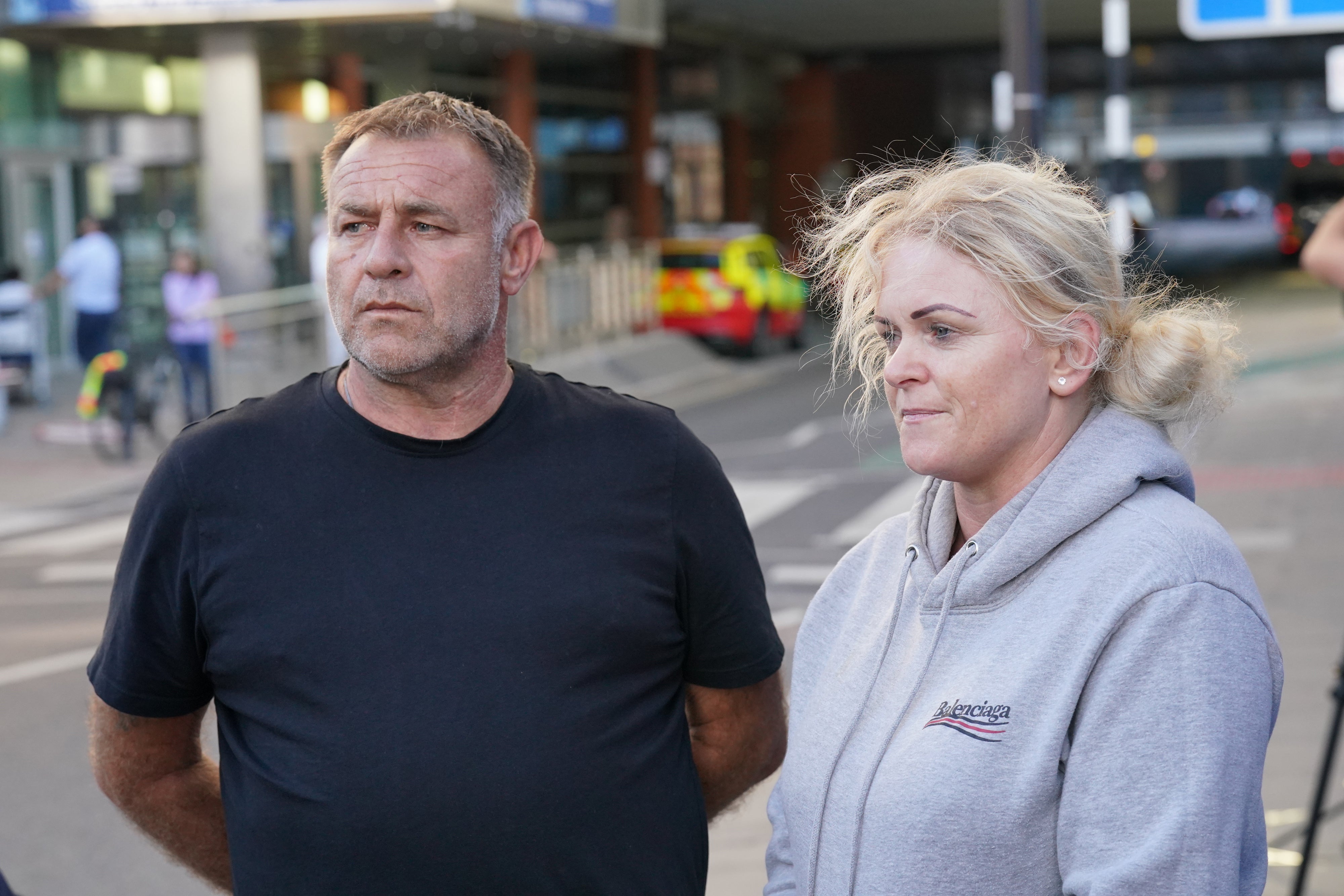 The parents of Archie Battersbee, Paul Battersbee and Hollie Dance, said they would make a last minute appeal to the ECHR (Jonathan Brady/PA)