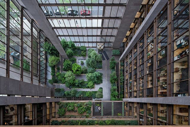 <p>Ford Foundation Headquarters, New York. Kevin Roche and John Dinkeloo Associates, 1968</p>