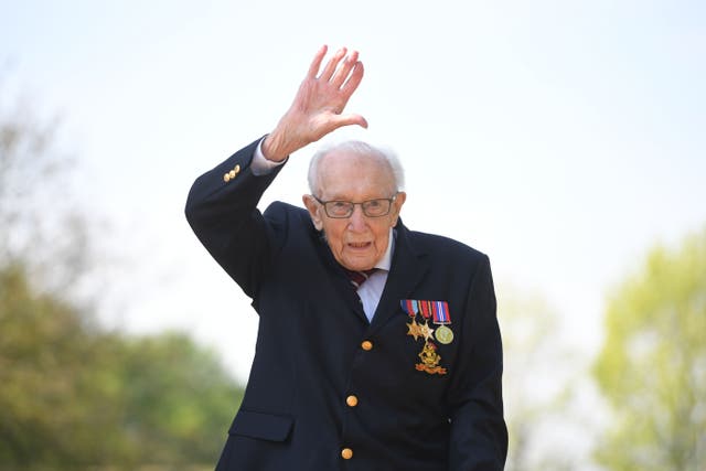 <p>Captain Sir Tom Moore</p>