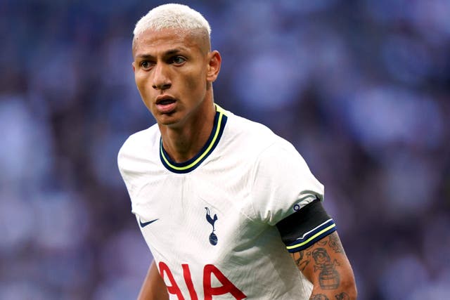 Richarlison picked up a hamstring complaint at the World Cup (John Walton/PA)
