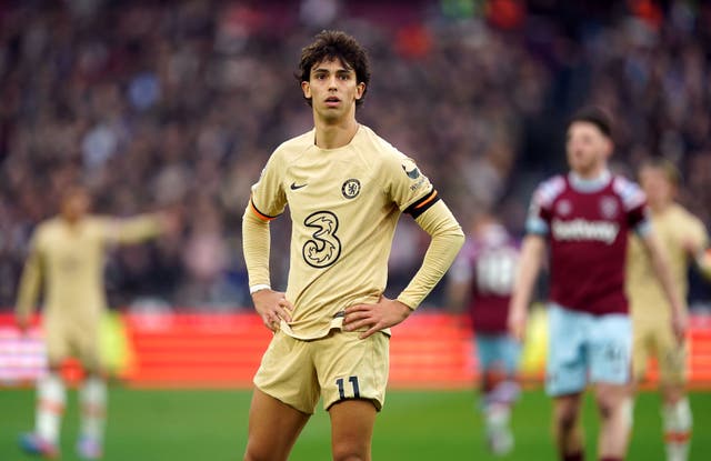 <p>Joao Felix was Chelsea’s only bright spark at West Ham</p>