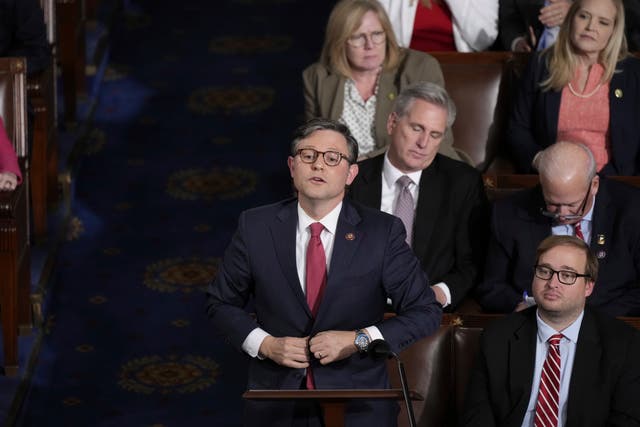 <p>Mike Johnson is the new speaker </p>