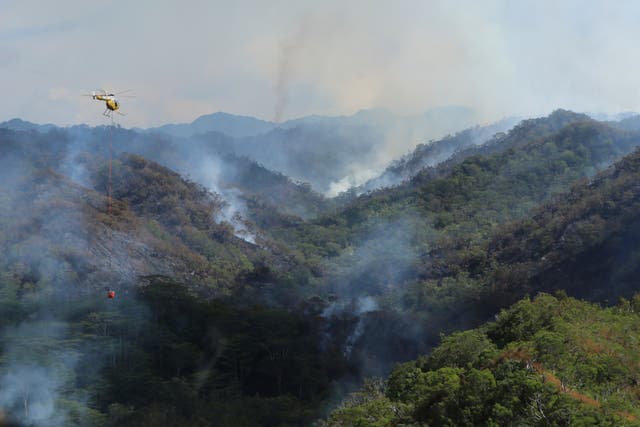 Hawaii Oahu Wildfire