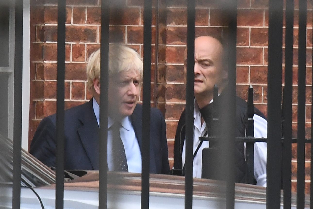 Johnson sacked Cummings at the end of 2020