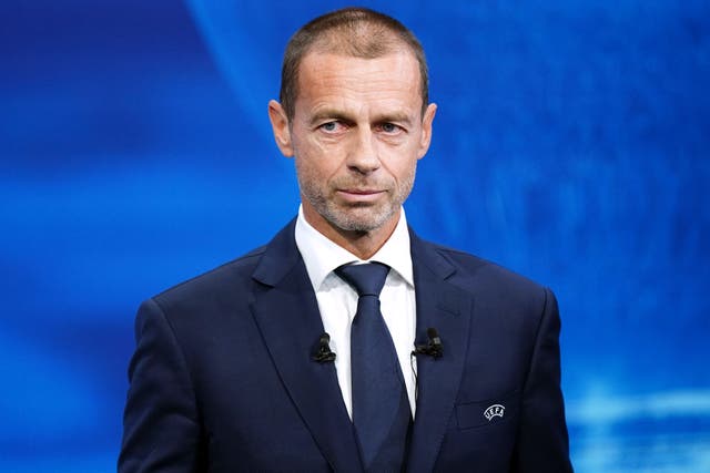 <p>Aleksander Ceferin is coming under pressure as Uefa president (Mike Egerton/PA)</p>