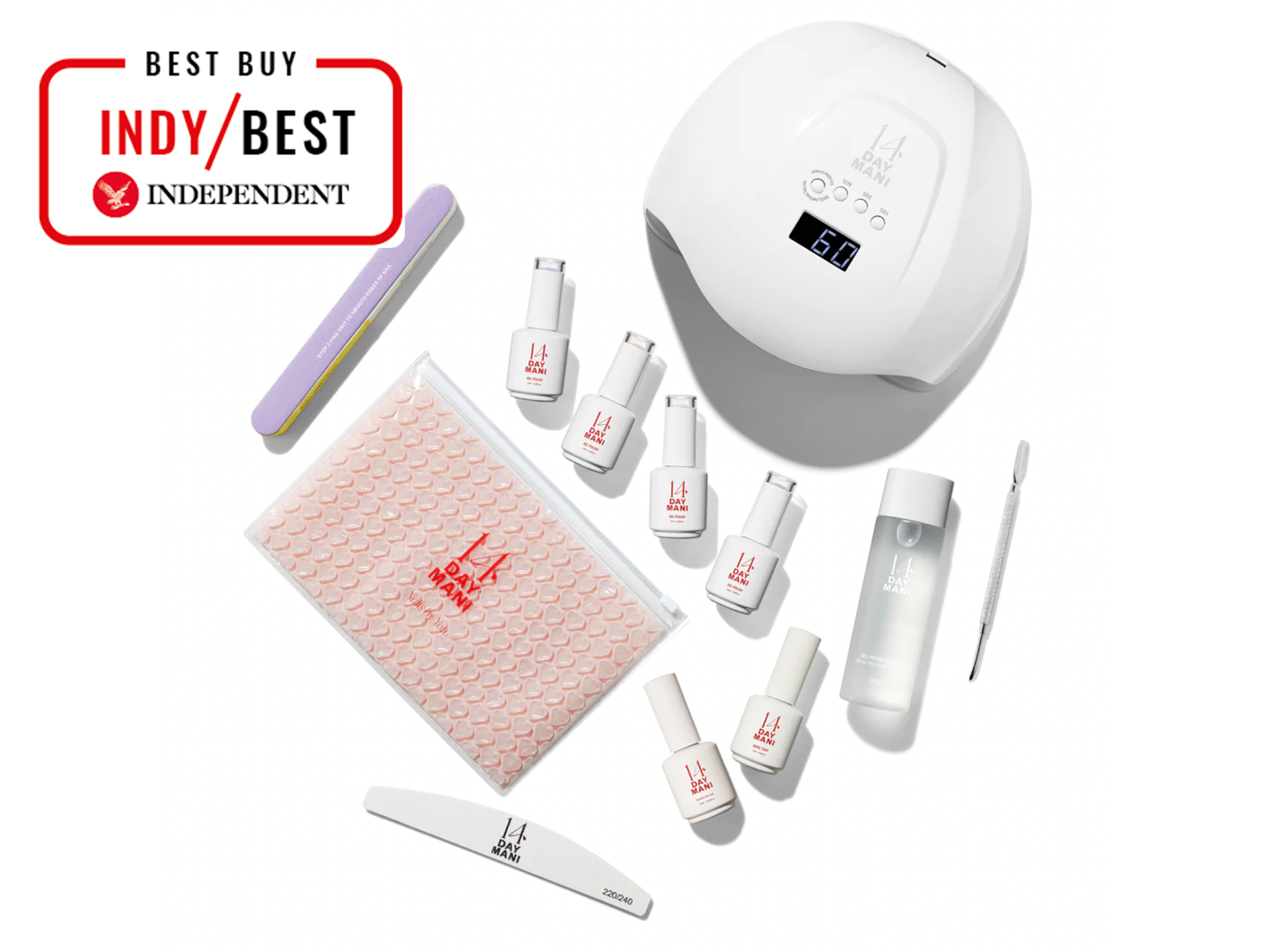 best gel nail kits 14 Day Manicure signature gel polish starter kit Indybest