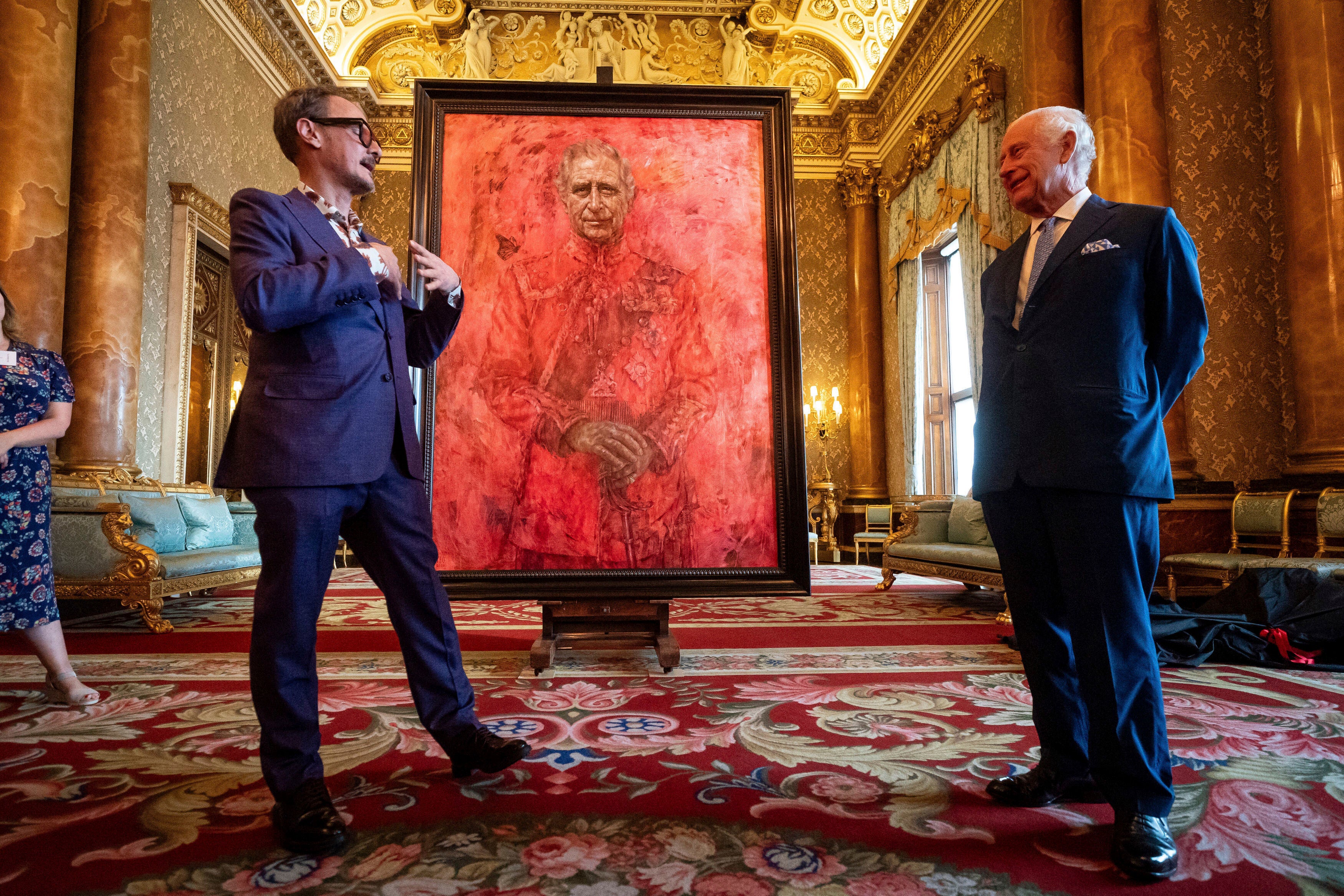 The artist said he couldn’t have asked for a better subject than King Charles