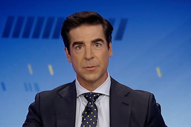 <p>Fox News host Jesse Watters heavily mocked white men who are supporting Kamala Harris’s presidential campaign </p>