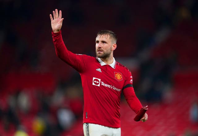 <p>Luke Shaw has missed the first three months of the season </p>