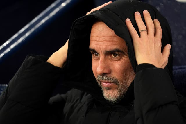 Pep Guardiola has reiterated Man City are ‘innocent until proven guilty’ after comments from Jose Mourinho (Martin Rickett/PA)