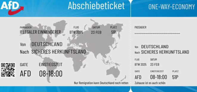 The ‘boarding pass’ flyer