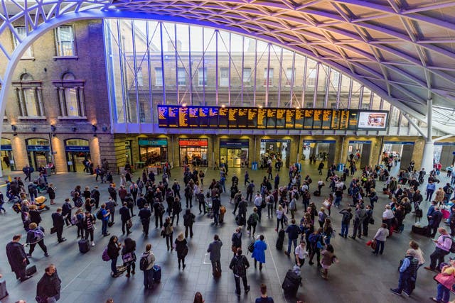 <p>Trains departing London’s King’s Cross station will disappear from information screens three minutes before they are due to leave</p>