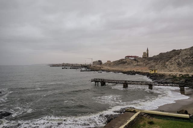 <p>A photo taken on June 27, 2017 shows a general view of the Luderitz coastline, Namibia</p>