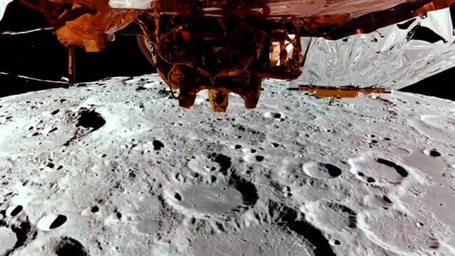 <p>Stunning images of the moon beamed back by Blue Ghost lunar lander </p>