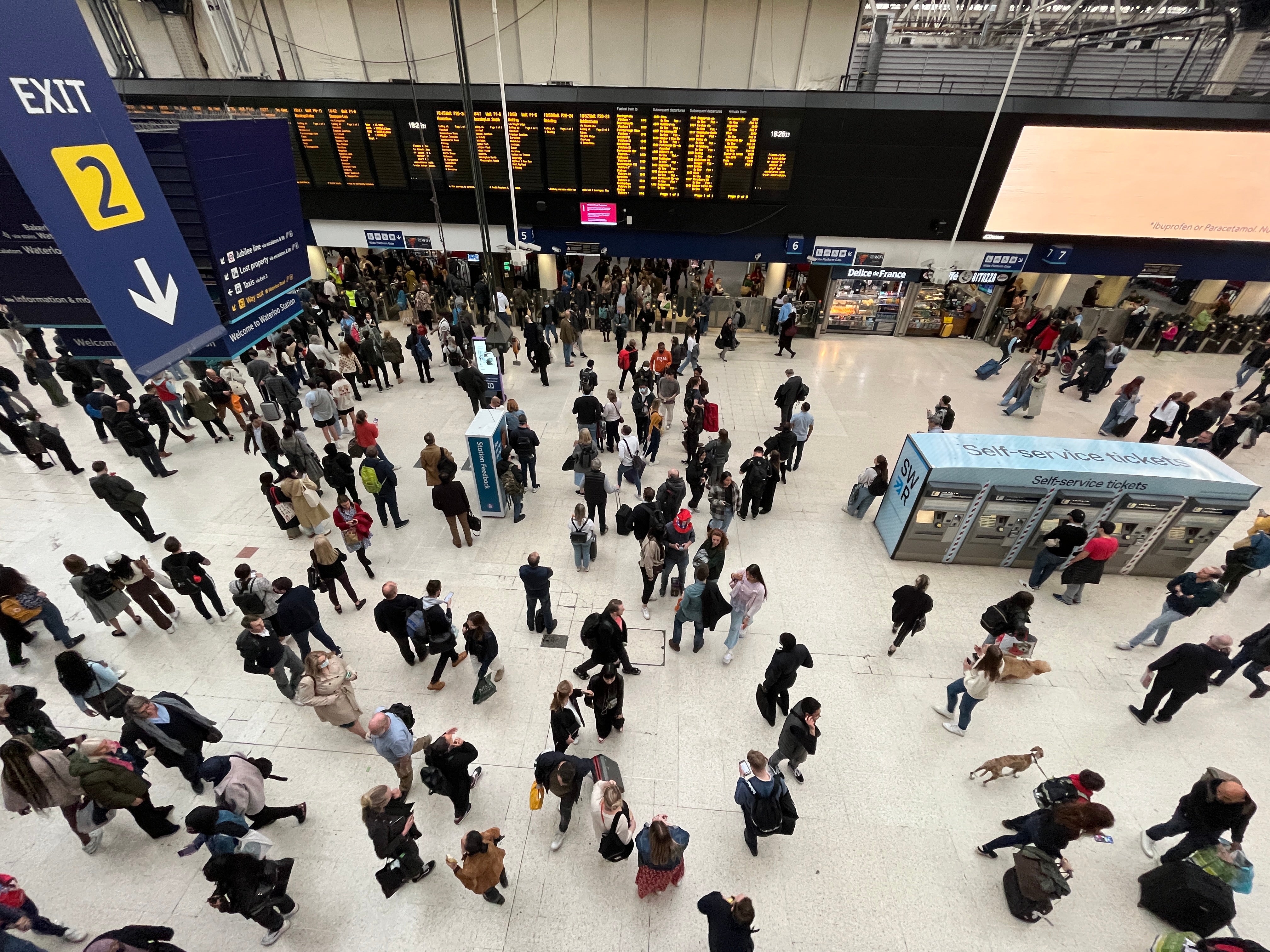Going up: English and Welsh rail fares have risen by more than inflation