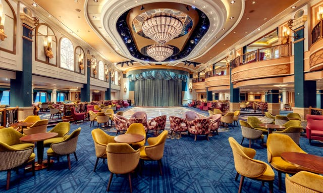 <p>Cunard’s famous Queens Room is among the revamped spaces aboard Queen Elizabeth</p>