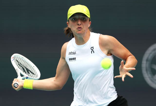 <p>Iga Swiatek was abused by a fan at the Miami Open</p>