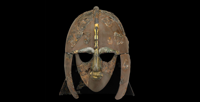 <p>Sutton Hoo helmet </p>