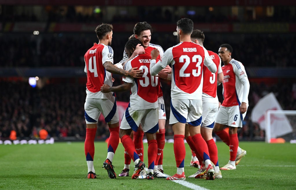 The mood is bright in the Arsenal camp