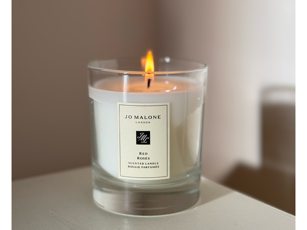 Jo Malone testing pics for best scented candles review indybest