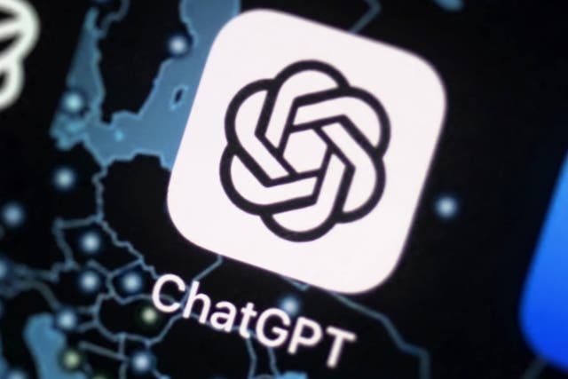 <p>The ChatGPT app pictured on a smartphone screen on 6 June, 2023</p>
