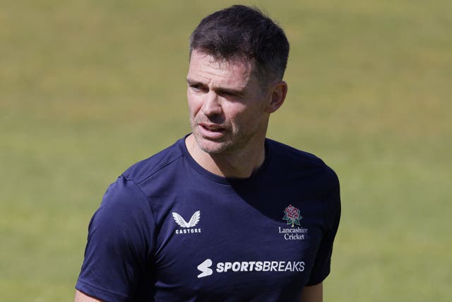 James Anderson was overwhelmed by the reaction to his knighthood (Richard Sellers/PA)