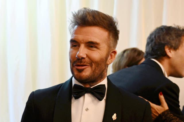 David Beckham has announced a Unicef fundraiser to mark his 50th birthday (Finnbarr Webster/PA)