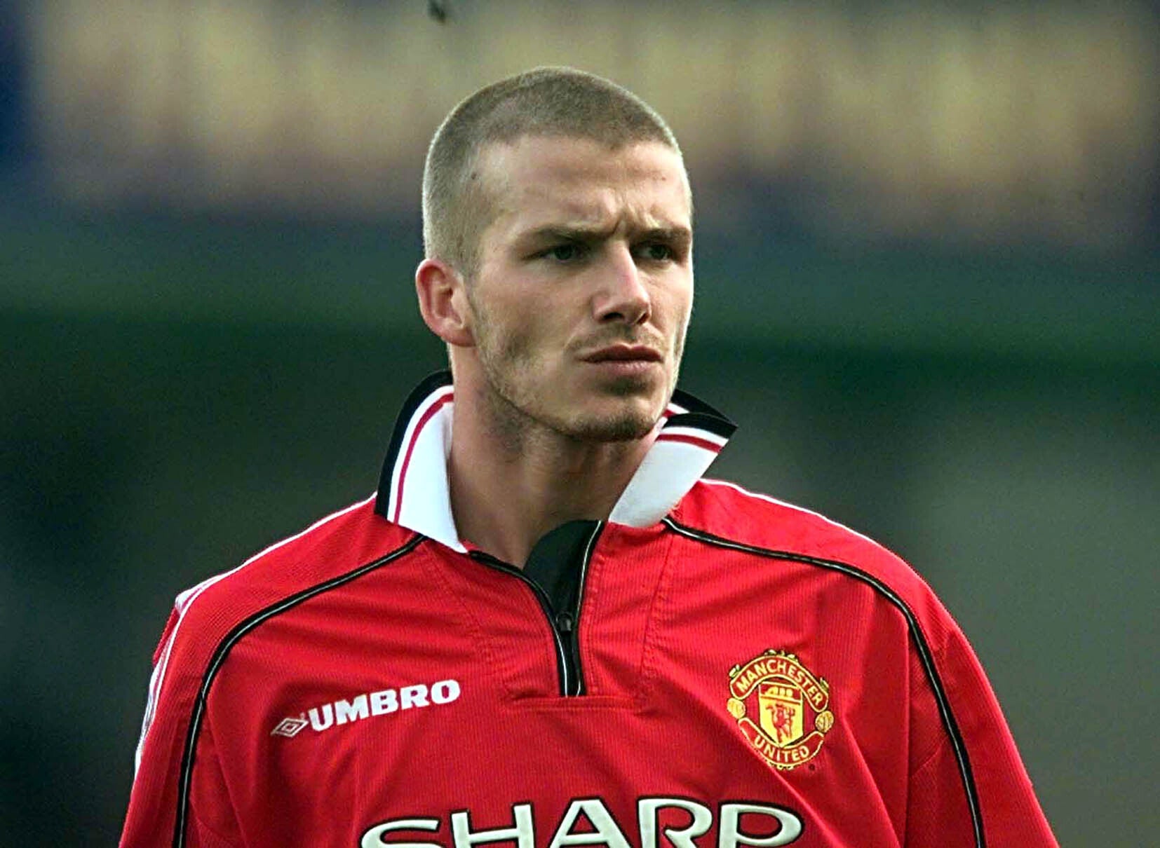 2000 was the first time Beckham got a buzz cut (Rui Vieira/PA)