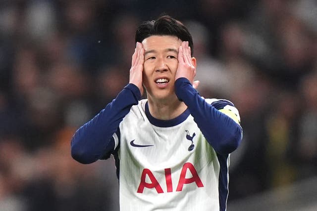 Tottenham captain Son Heung-min will be “put on ice” to get fit for the club’s Europa League semi-final (Bradley Collyer/PA)