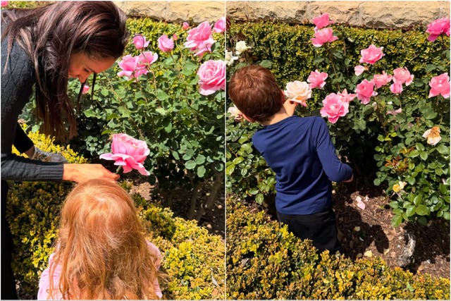 <p>Meghan Markle with Archie and Lilibet on Instagram</p>