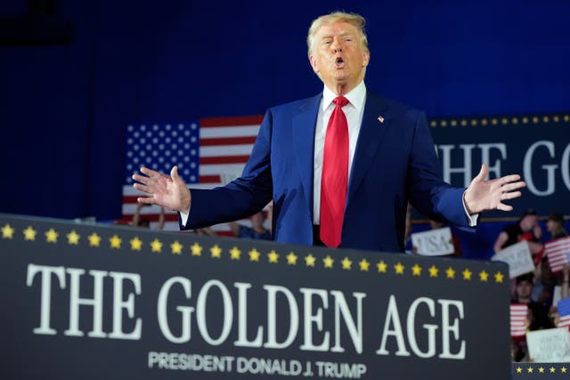 <p>Donald Trump slammed media polling practices at a rally in Michigan to celebrate his first 100 days in office, where he revisited some of his greatest campaign trail hits</p>