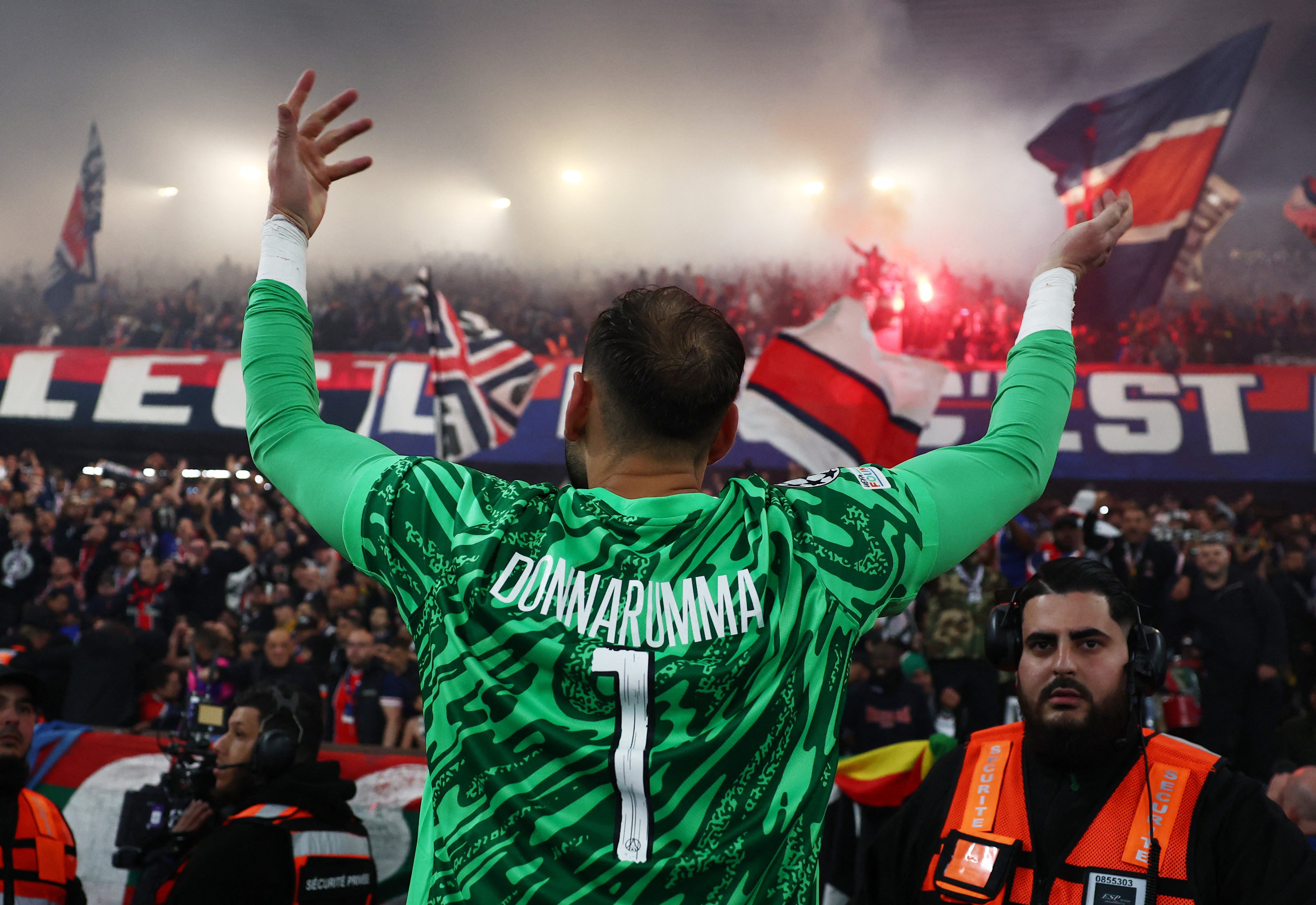 Gianluigi Donnarumma was imperious between the sticks for PSG once again