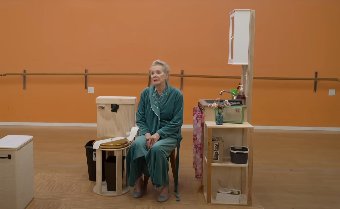 Jean Smart in rehearsals for her one-woman Broadway play 'Call Me Izzy'