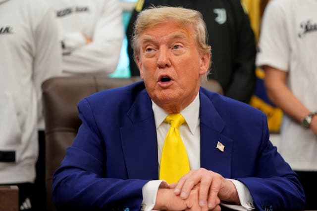 <p>President Donald Trump has again complained that he can’t win a Nobel Peace Prize ‘no matter what’ as he weighs whether or not to attack Iran</p>