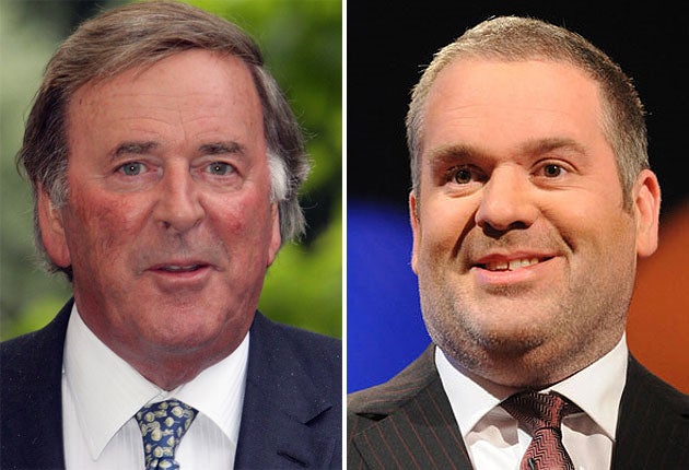 Sir Terry (left) said he was never unduly troubled by competition from Moyles.