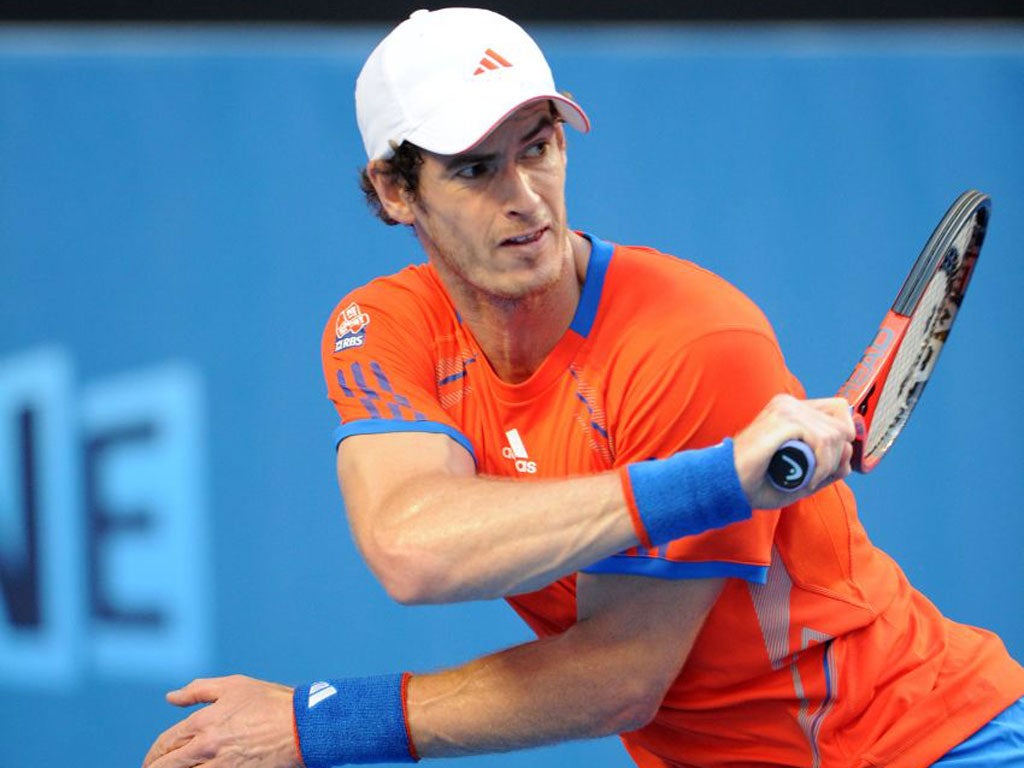 Murray won 6-4 6-2 6-0 in one hour and 49 minutes