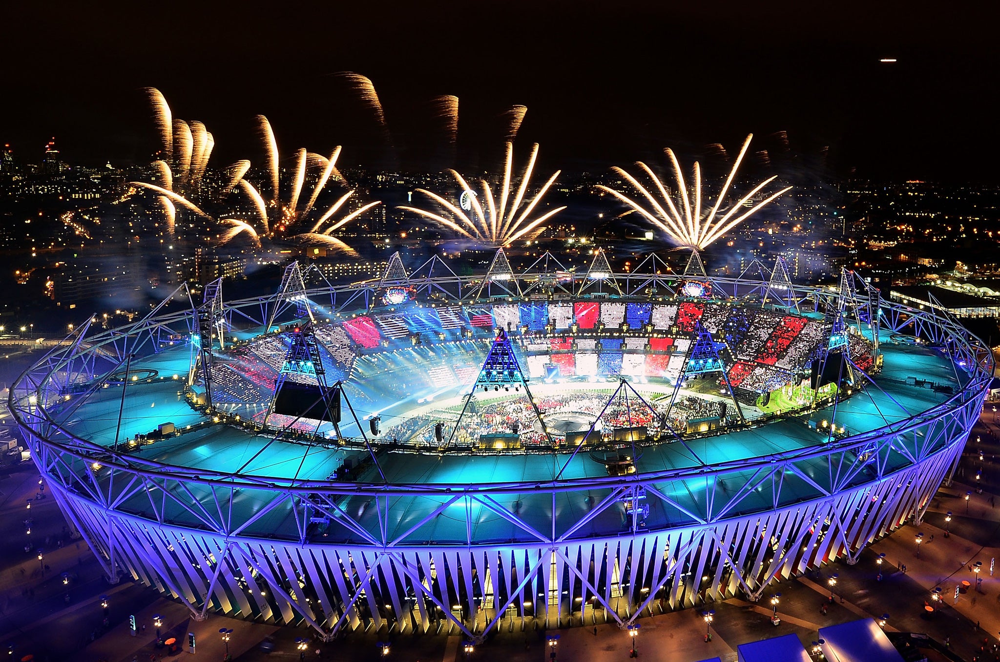 28 July 2012: Britain welcomed the world to London for the Olympic games, with a well-received opening ceremony directed by Danny Boyle. The BBC said the UK's TV audience for the ceremony peaked at 26.9m.