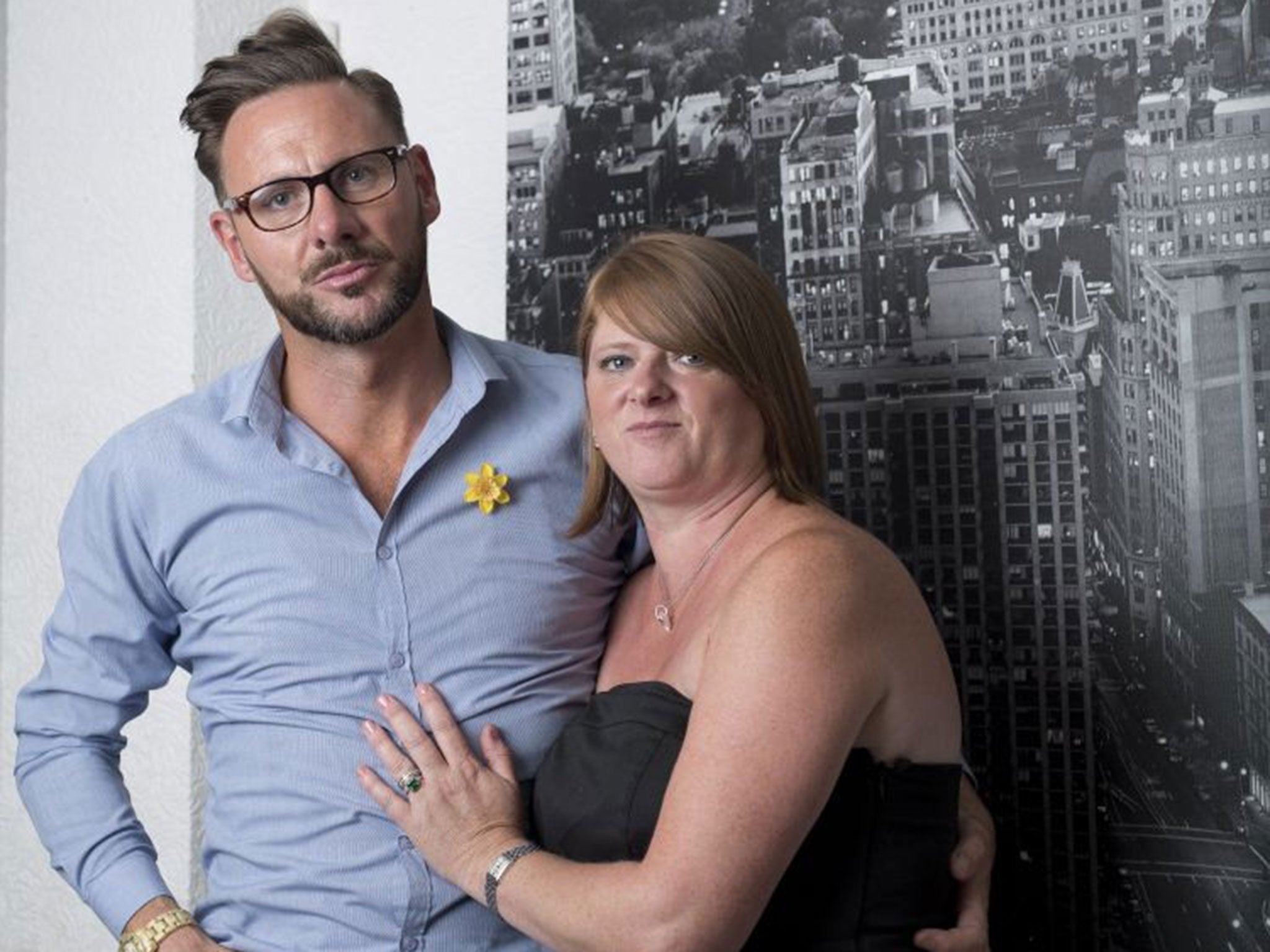 Glenn Mulcaire and his wife, Alison