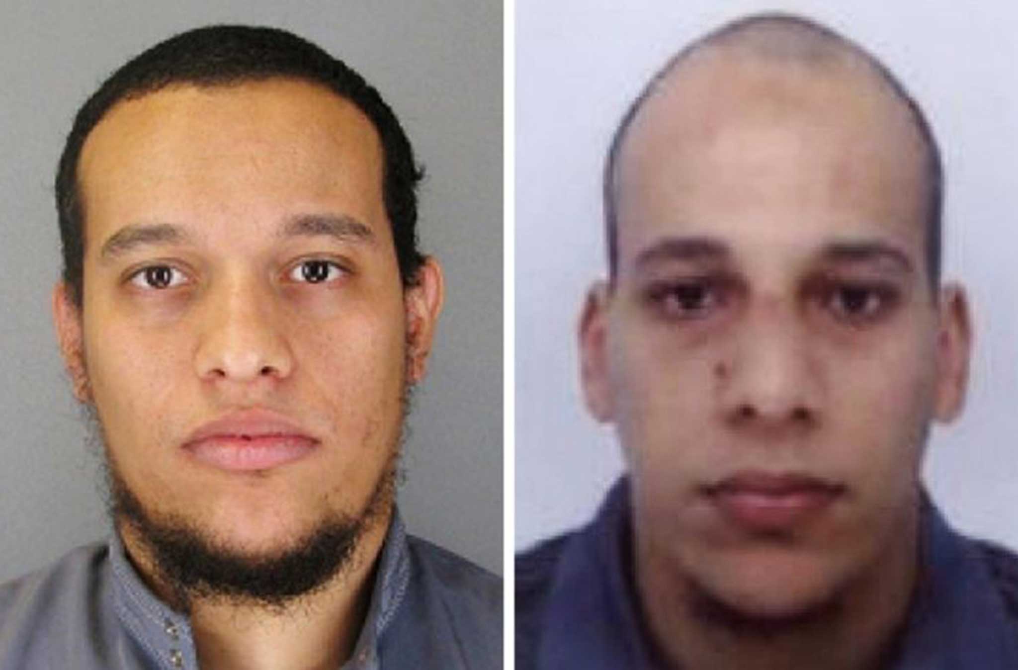 Said and Cherif Kouachi, aged 34 and 32