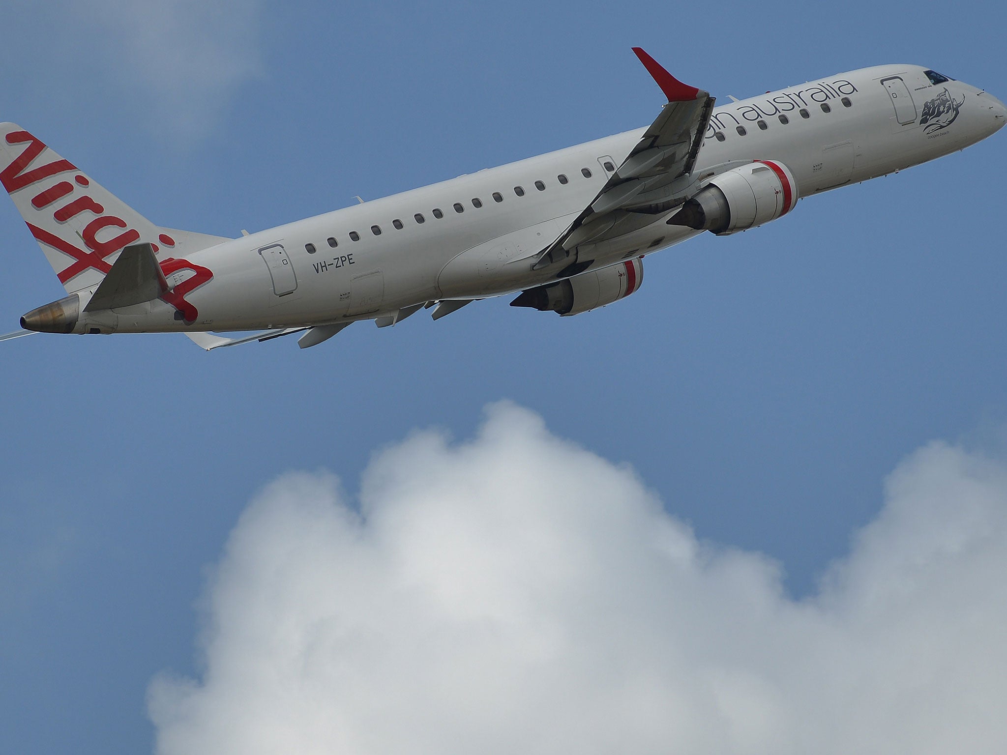 The 23-year-old was already drunk when he boarded a Virgin Australia flight bound for Sydney from Perth