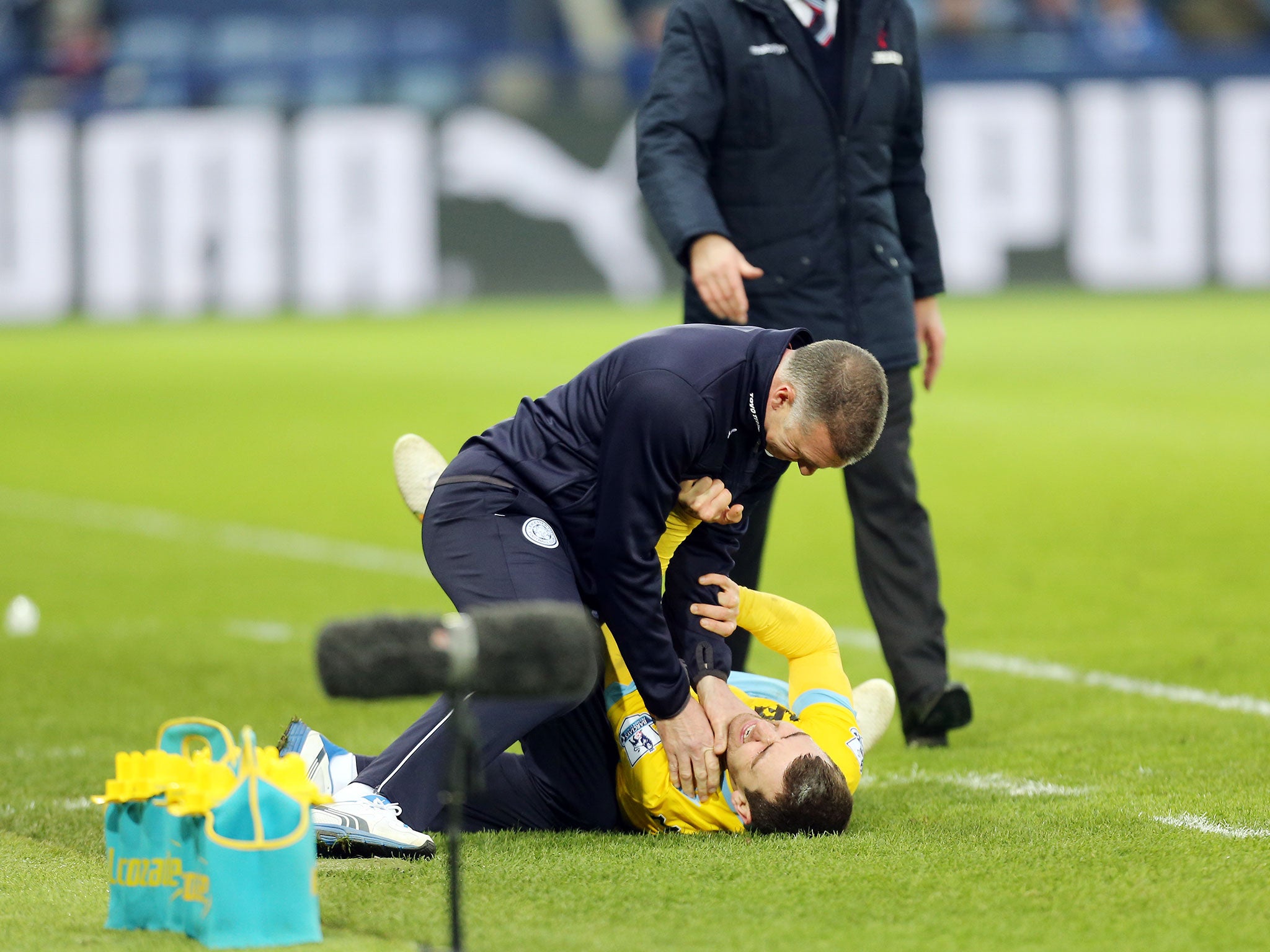 Nigel Pearson and Palace's James McArthur were involved in an altercation on the touchline
