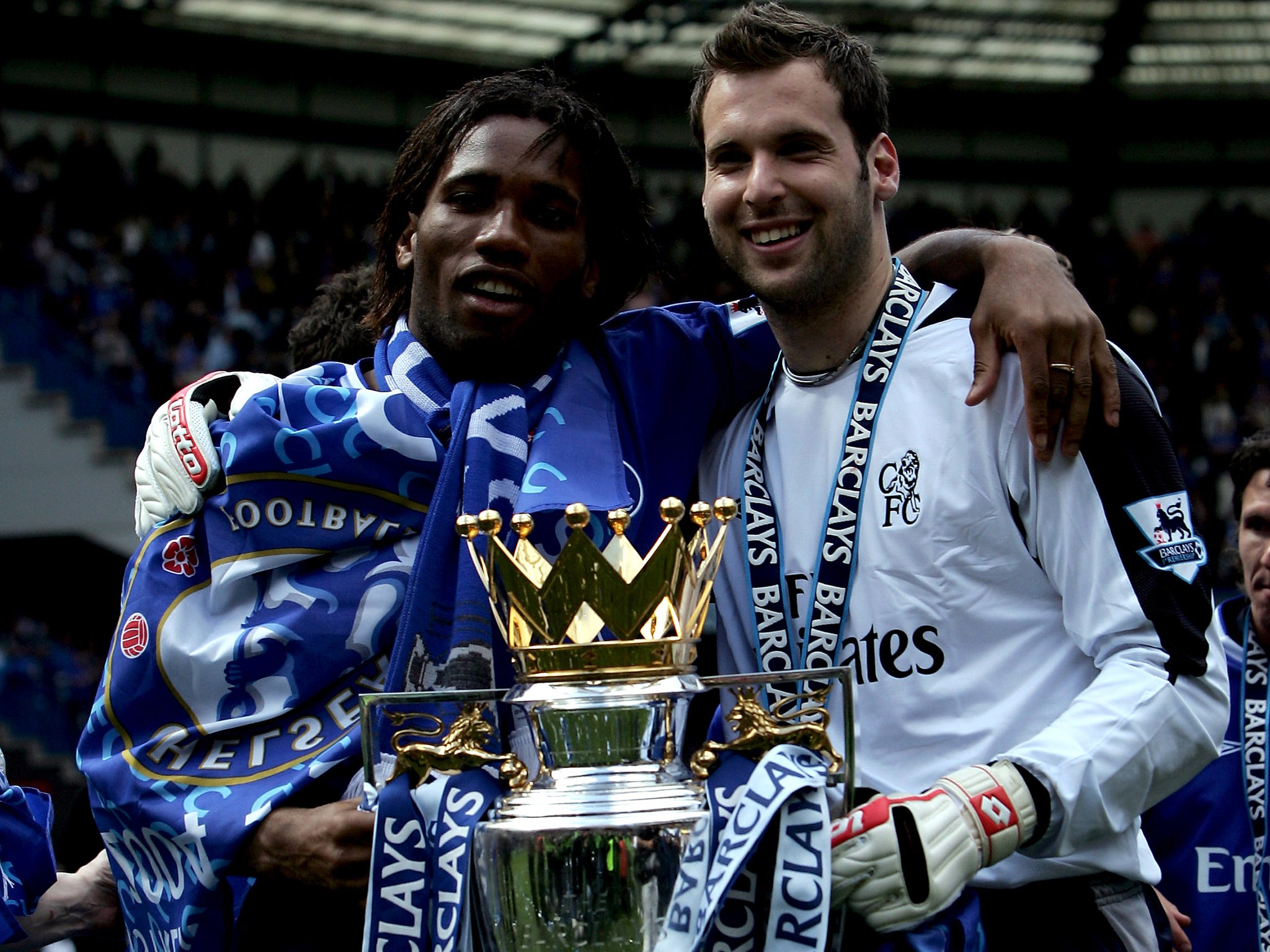 Cech set numerous records in his first season at Chelsea