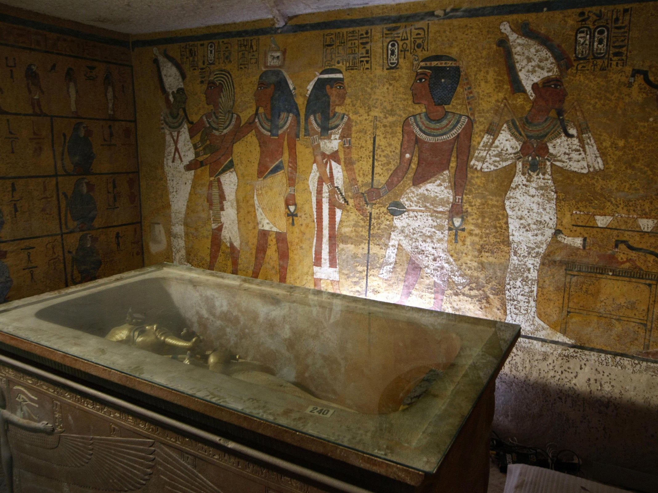 The sarcophagus of King Tutankhamun (Getty)