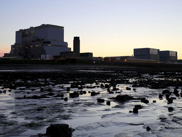 The Hinkley Point nuclear plant in Somerset